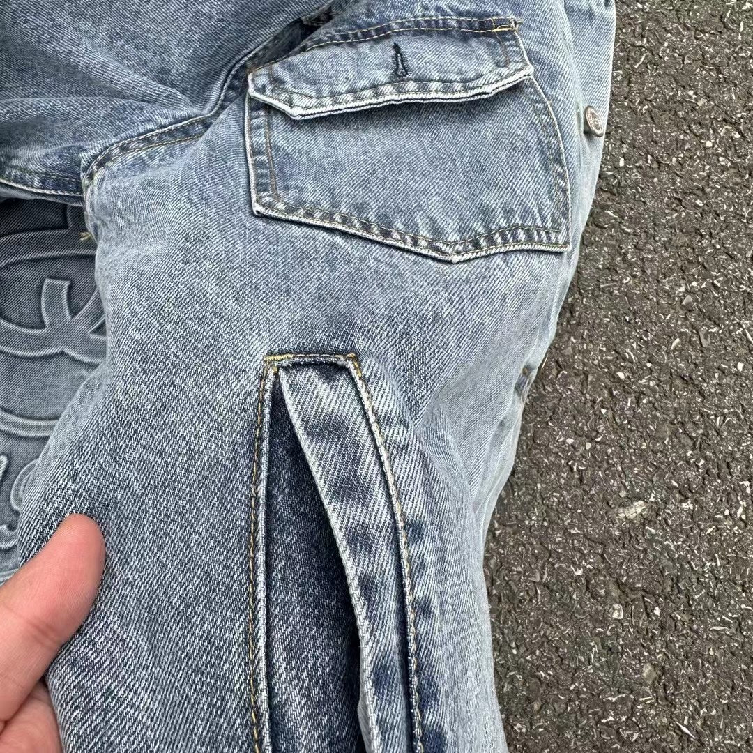 Stussy Embossed 8 ball Ｘ Levis Jacket Washed Denim Outerwear