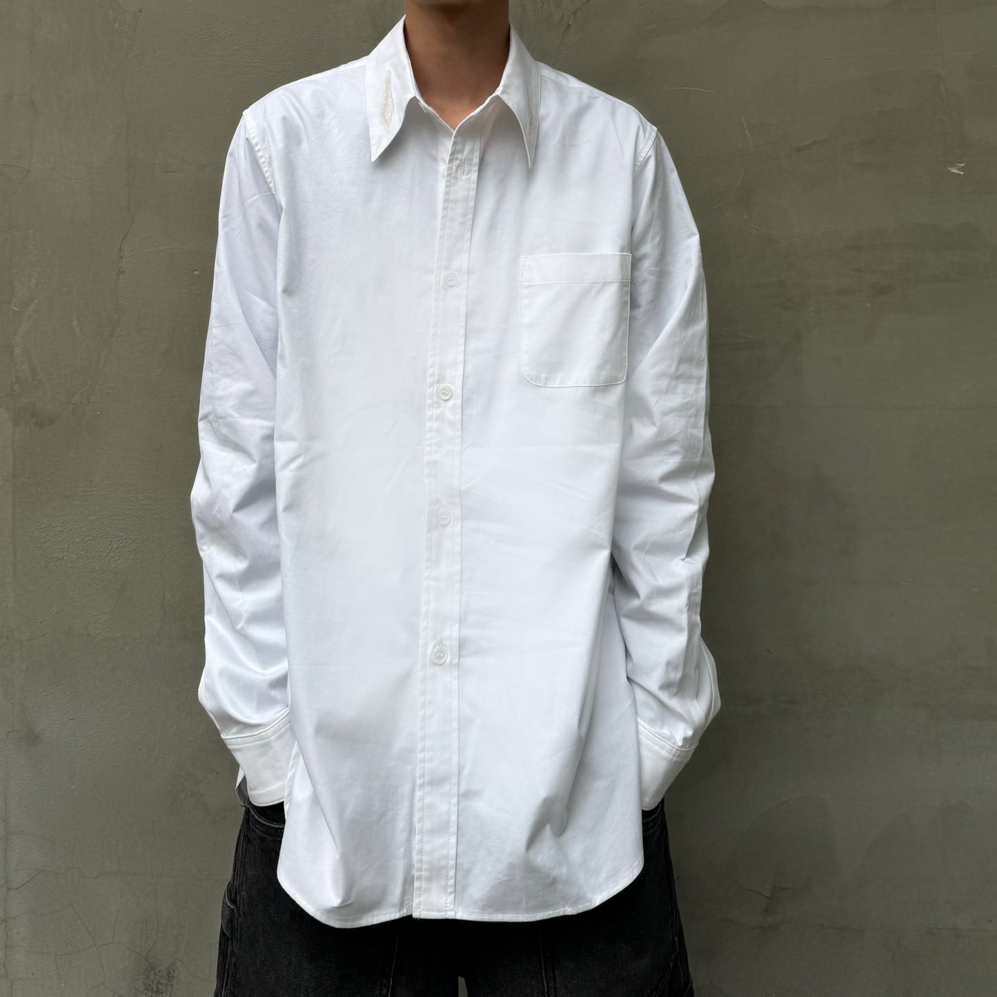 Yohji Dark Angel Wing Shirt – 02AW Archive Embroidered Design