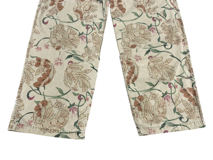 donclickin Our Legacy Floral Print Mountain Cargo Pants - Casual Brown Workwear