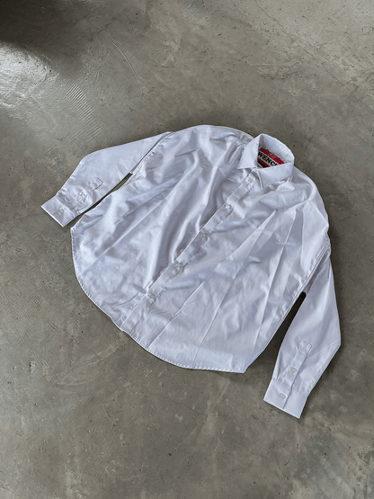 Hood By Air Religious Girl Print Shirt – White Oversized Casual Fit