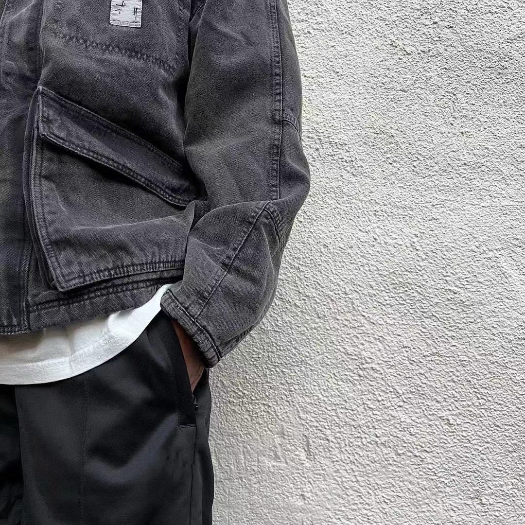 Stussy Vintage Washed Denim Carhartt Workwear Jacket – Detroit J97 Coat
