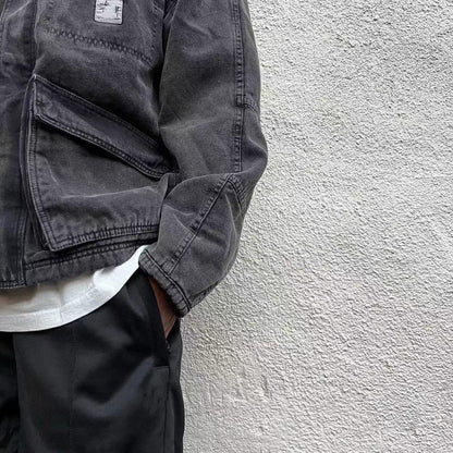 Stussy Vintage Washed Denim Carhartt Workwear Jacket – Detroit J97 Coat