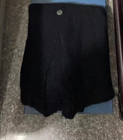 ERD AW24 ’Depressed Heir’ Destroyed Cardigan - Asymmetric Button Front Irregular Fasteners
