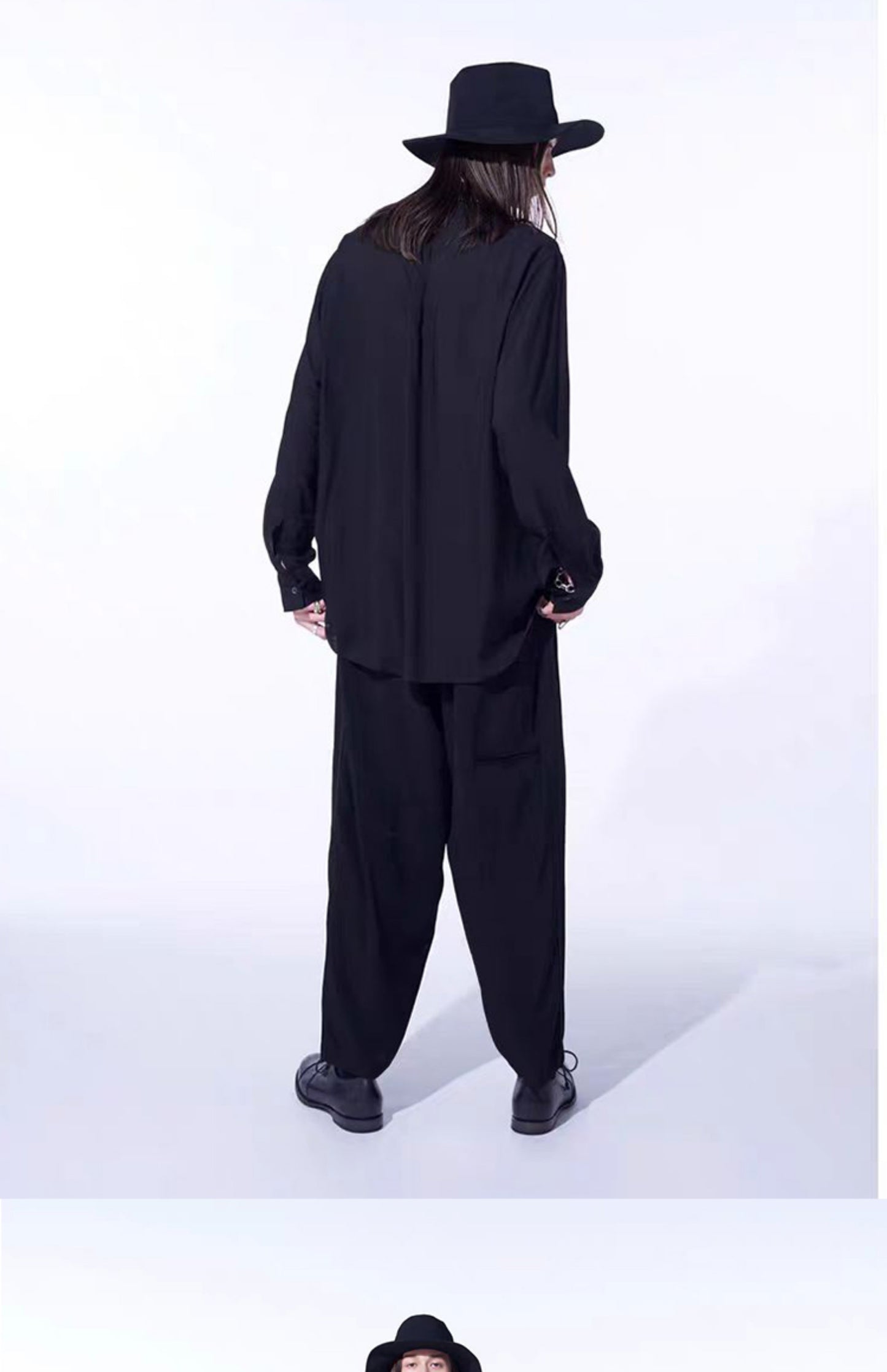 Donclickin Yohji Yamamoto Floral Print ’Queen of the Night’ Shirt Long Sleeve