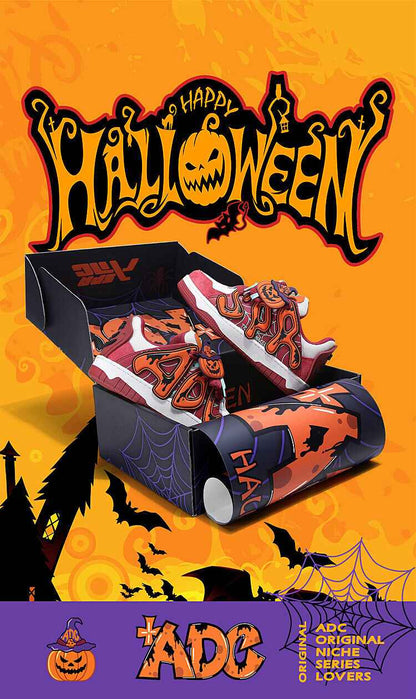ADC Da Vinci Halloween Series/Pumpkin Accessories Original Unisex Sneaker Shoes - Size avaliable 35~45