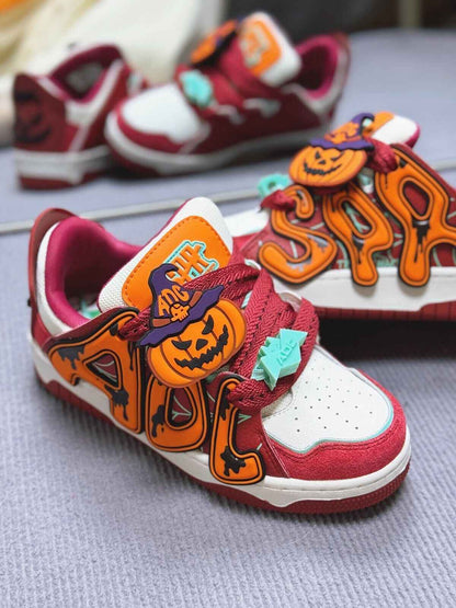 ADC Da Vinci Halloween Series/Pumpkin Accessories Original Unisex Sneaker Shoes - Size avaliable 35~45