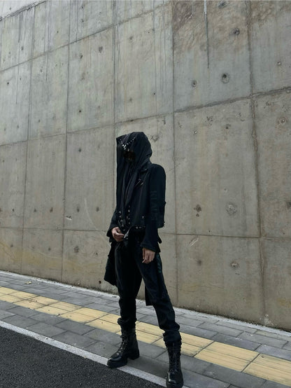 UNDERCOVER 06SS ’T’ Collection: Archive Studded Deconstructed Leather Jacket