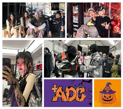 ADC Da Vinci Halloween Series/Pumpkin Accessories Original Unisex Sneaker Shoes - Size avaliable 35~45