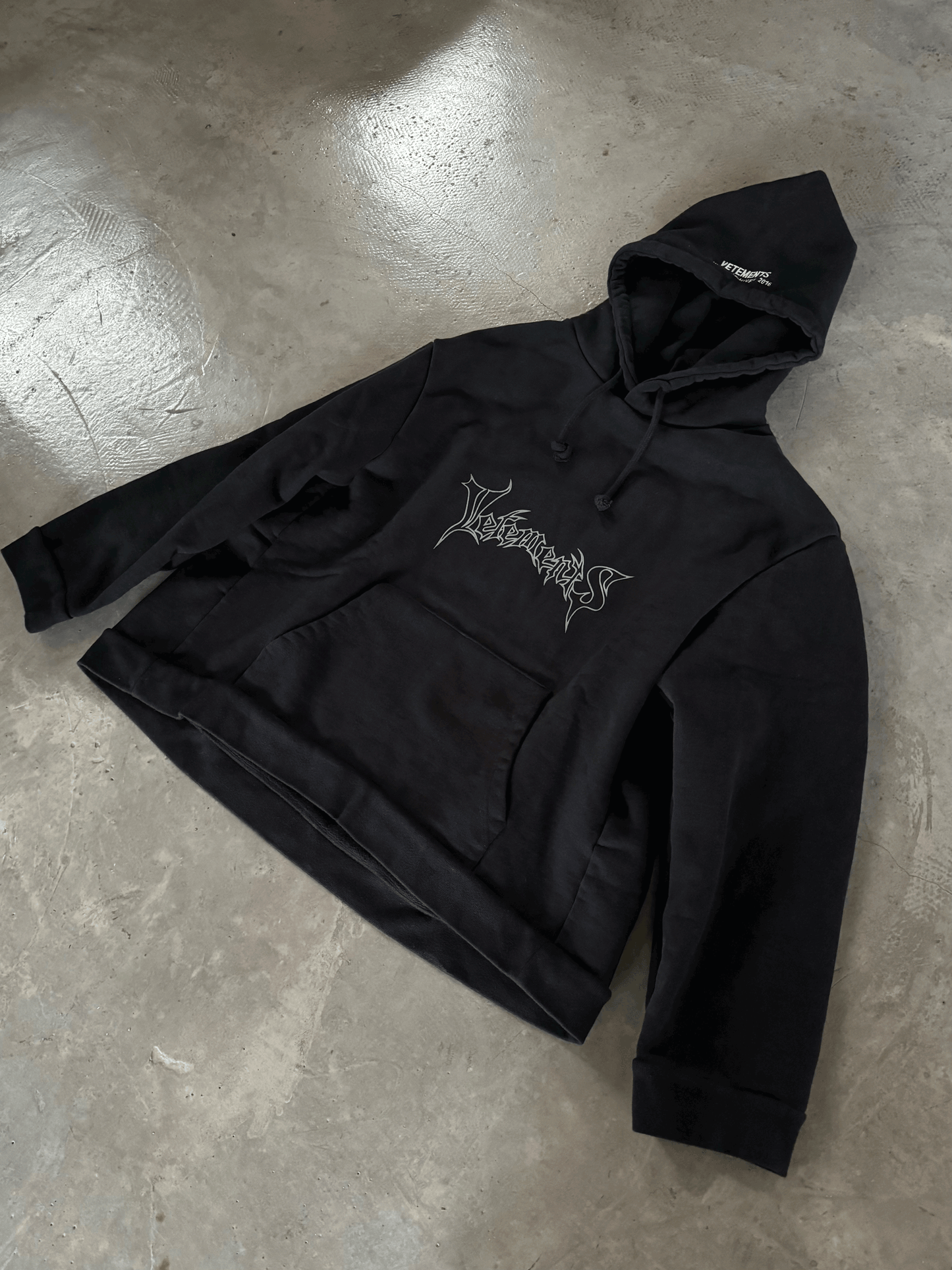 (1600g) VET 2016 AW Metal Hoodie – OG Oversized Kanye Edition Pullover