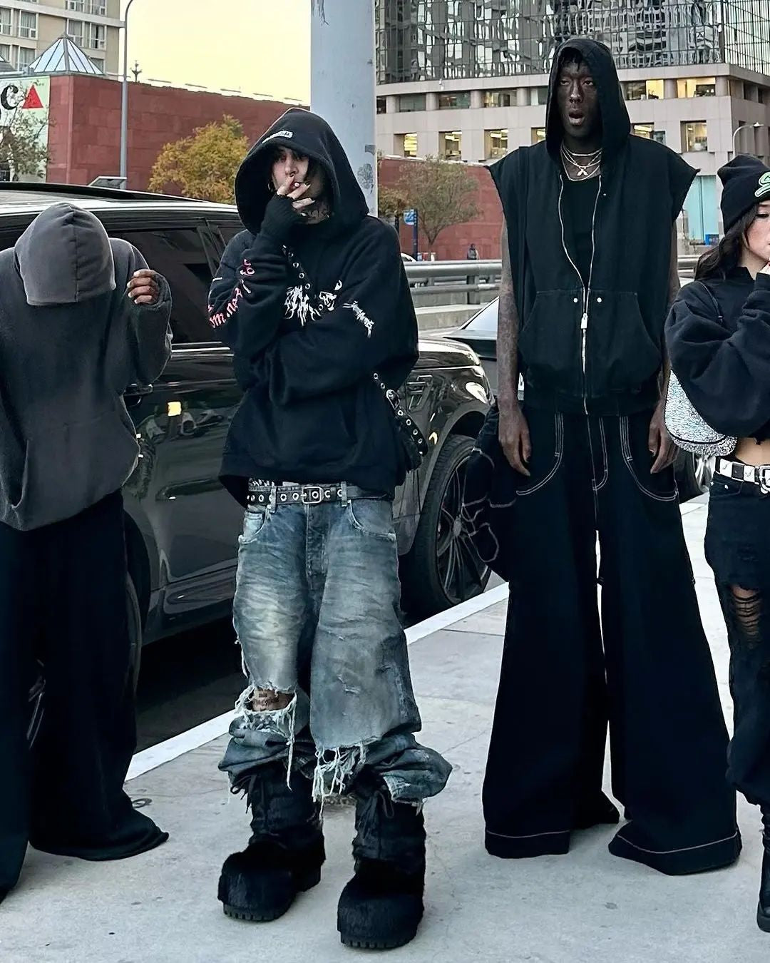 VTM Homme 17FW Total Fucking Darkness OG Archive Pentagram Hoodie Carti