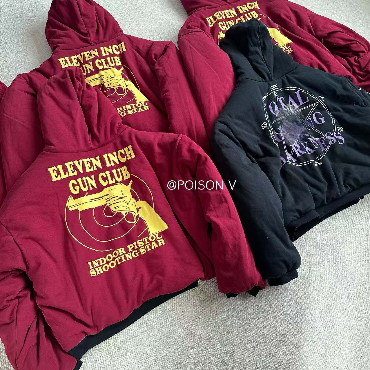 VET 17AW Archive-Grade Reversible Bomber – Dual-Sided Heavyweight Cotton Hoodie