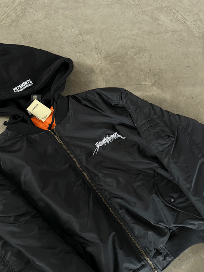 VETEMENTS Heavyweight 17FW TFD Pentagram Bomber Jacket - Oversized Homme Fit