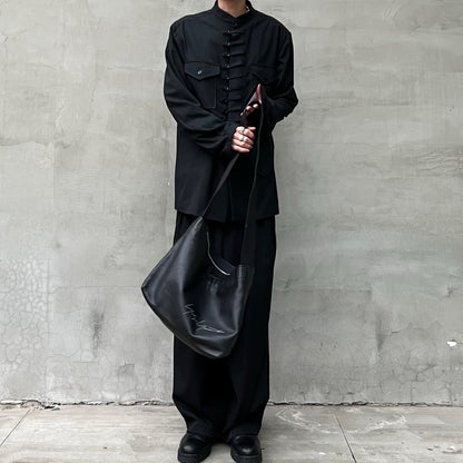 Yohji Yamamoto Aoyama Store Exclusive / Cowhide Shoulder Messenger Bag