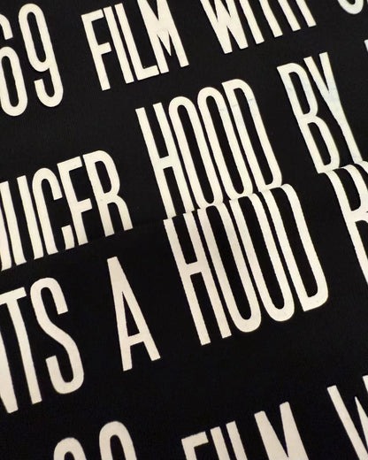 (Archive) Opium YVL x Hood By Air SS17 Cape Sleeve Tee - Oversized Graphic Print Short Sleeve