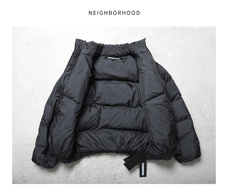 NEIGHBORHOOD Jacket Embroidered Casual Down Long-Sleeve 90% Down Coats