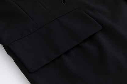 Yohji ’Flower & Youth’ Wool Blazer - Lotus Cut-Out Detailing