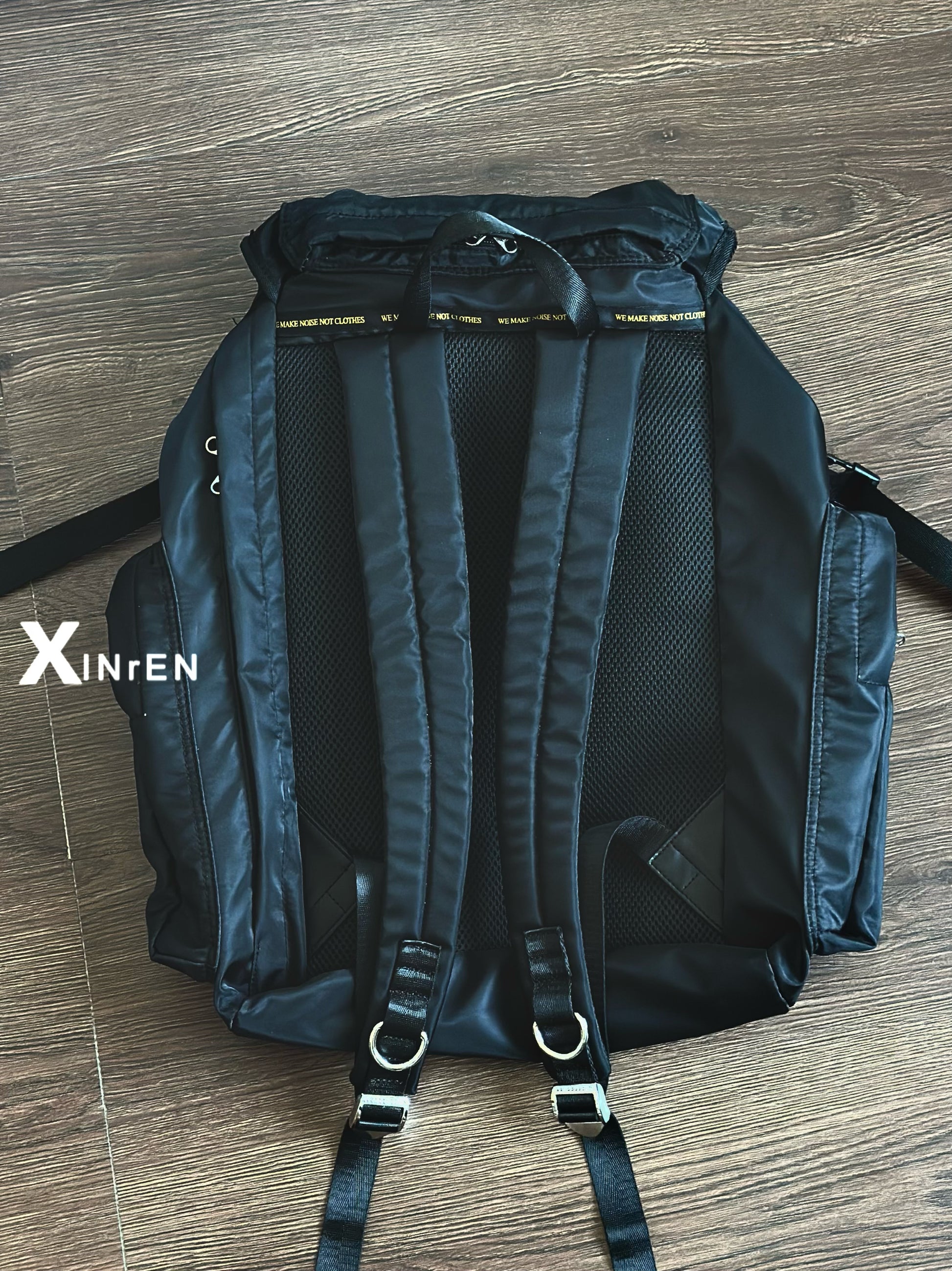XINrEN Limited Edition Undercover Classic Nylon Parachute Backpack - Black - Nylon Black