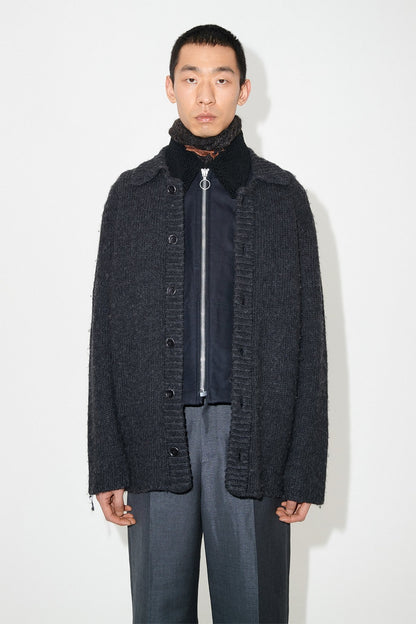 OUR LEGACY 23FW Wool Blend Pilled Knit Cardigan Jacket Unisex Cleanfit