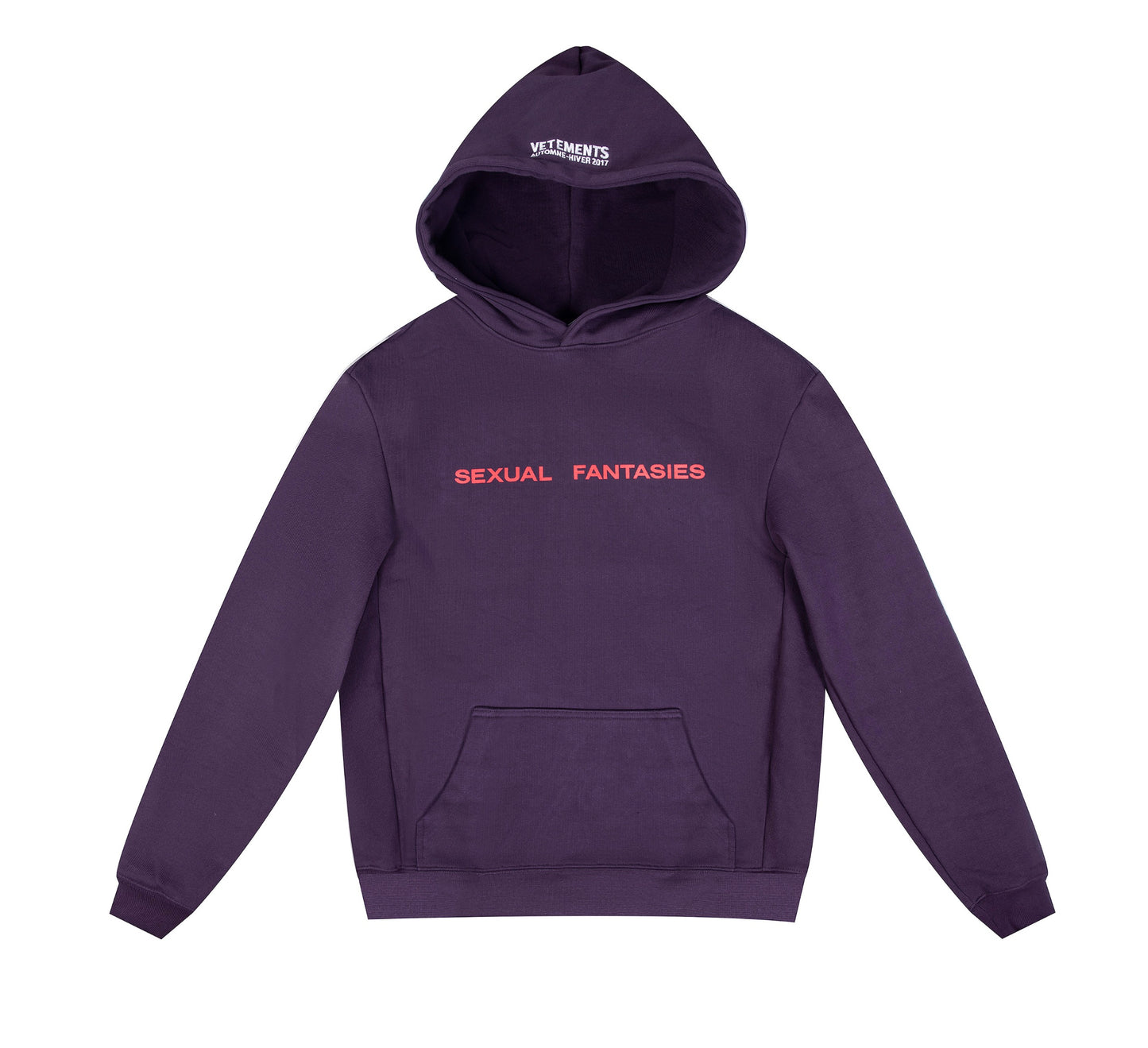 Vetements Rare Purple Sexual Fantasies Hoodie – Exclusive Collectible Edition - HOODIE
