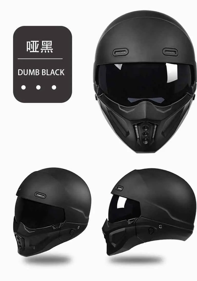 Shadow Scorpion Motorcycle Helmet - Full Face DOT Approved for Harley Cruiser Bike Class A 3C