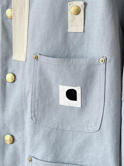Detroit Double Collar Carhartt X Sacai Jacket Canvas Patchwork Workwear