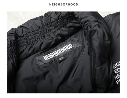 NEIGHBORHOOD Jacket Embroidered Casual Down Long-Sleeve 90% Down Coats