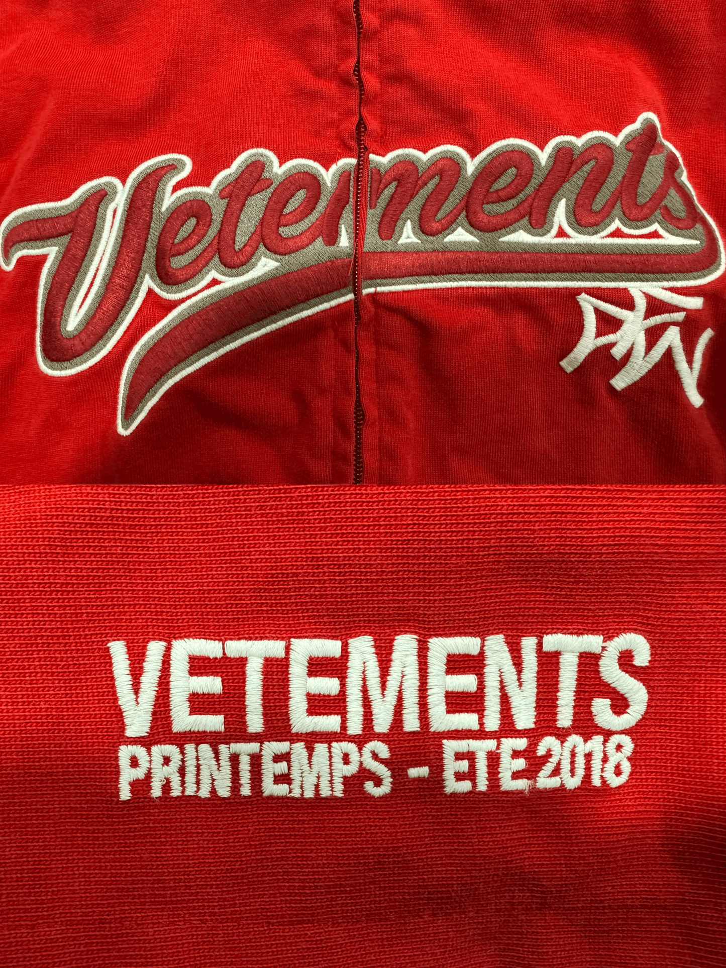 Vetements ’Bro’ Cropped Zip-Up Hoodie - Archive Oversized Sweatshirt