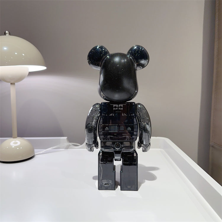 BE@RBRICK 400% Bluetooth Speaker Building Block Violent Bear Collectible Figure - Bluetooth Black / Dm for Other Style