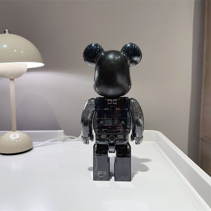 BE@RBRICK 400% Bluetooth Speaker Building Block Violent Bear Collectible Figure - Bluetooth Black / Dm for Other Style