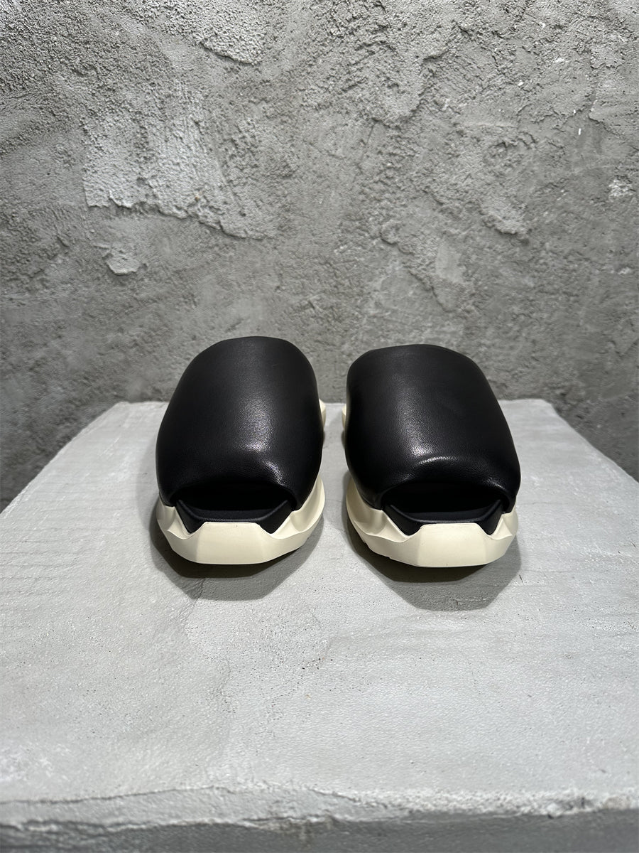 Rick Owen Sandals - Breathable Slip-On Platform Slides Beach Shoes