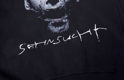 German Rammstein Vetement VTM Black Dark Punk Oversized Hoodie Jacket