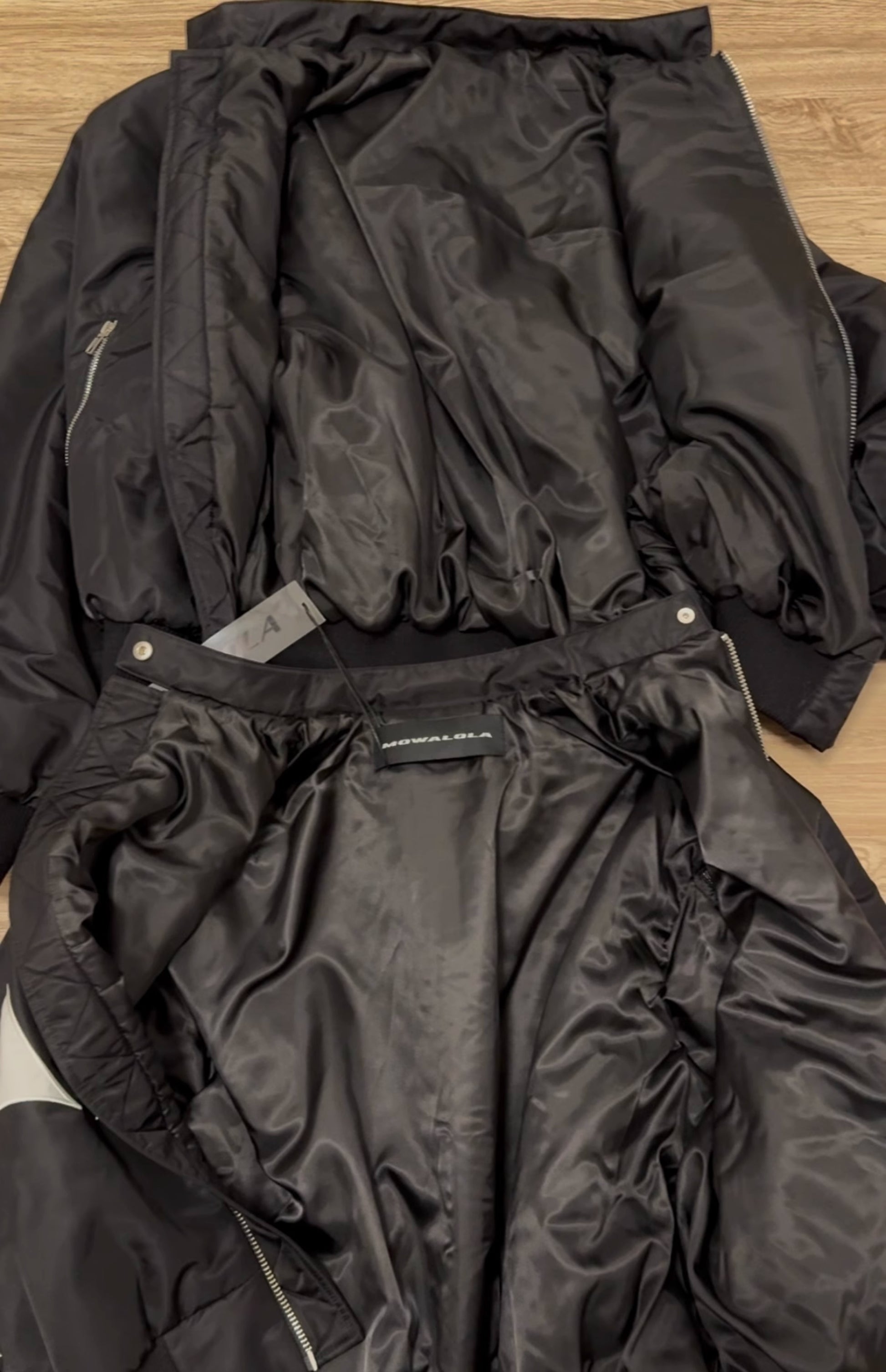 Mowalola Runway Zip-Up MY City Jacket - MA-1 Bomber (Playboi Carti & Timothée)