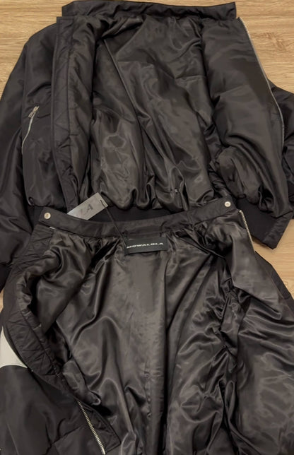 Mowalola Runway Zip-Up MY City Jacket - MA-1 Bomber (Playboi Carti & Timothée)