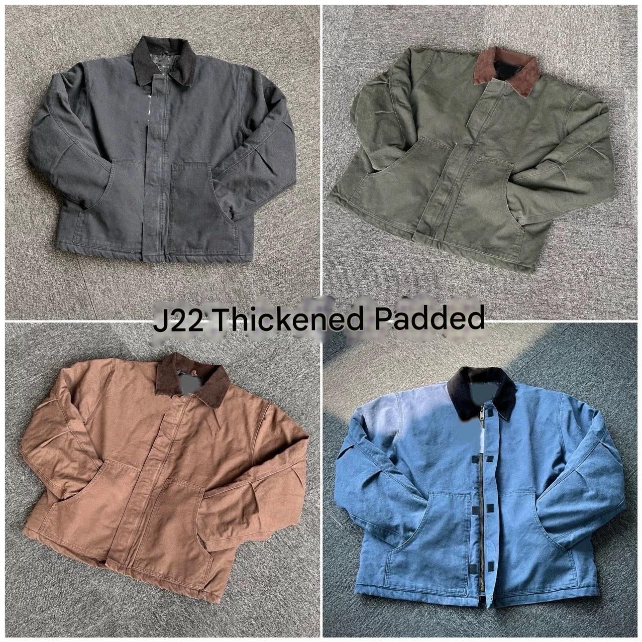 J97 Detroit Jacket - Vintage Canvas J22 Cleanfit Cotton Coat -  