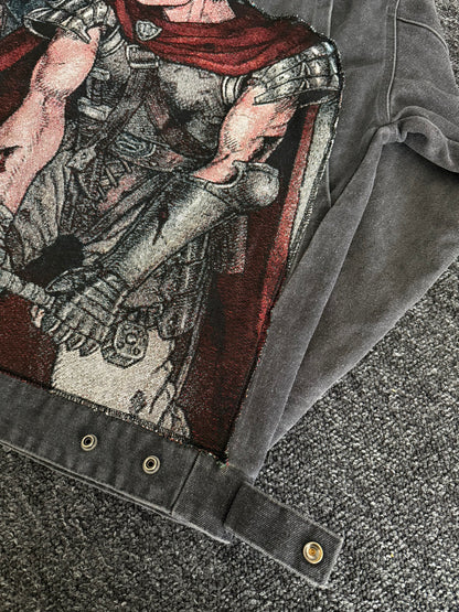 Custom Berserk "Guts" Canvas Jacket - Washed Carhartt J97 Detroit Remake | Donclickin 