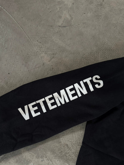 Vetements 18AW Zip Print Pullover Hoodie Sweatshirt Playboi Carti Edition