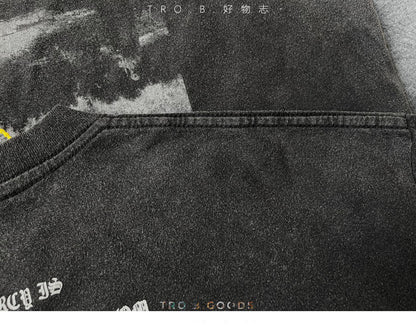 FOG Heavyweight Cotton Washed Vintage Short Sleeve T-Shirt