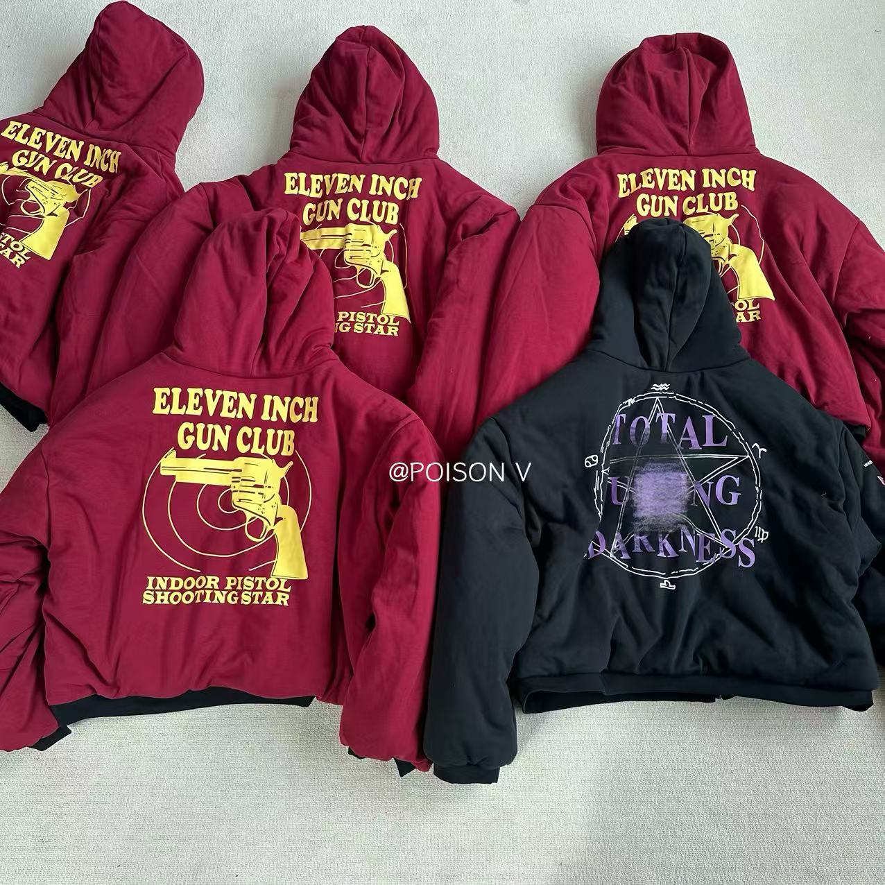 VET 17AW Archive-Grade Reversible Bomber – Dual-Sided Heavyweight Cotton Hoodie