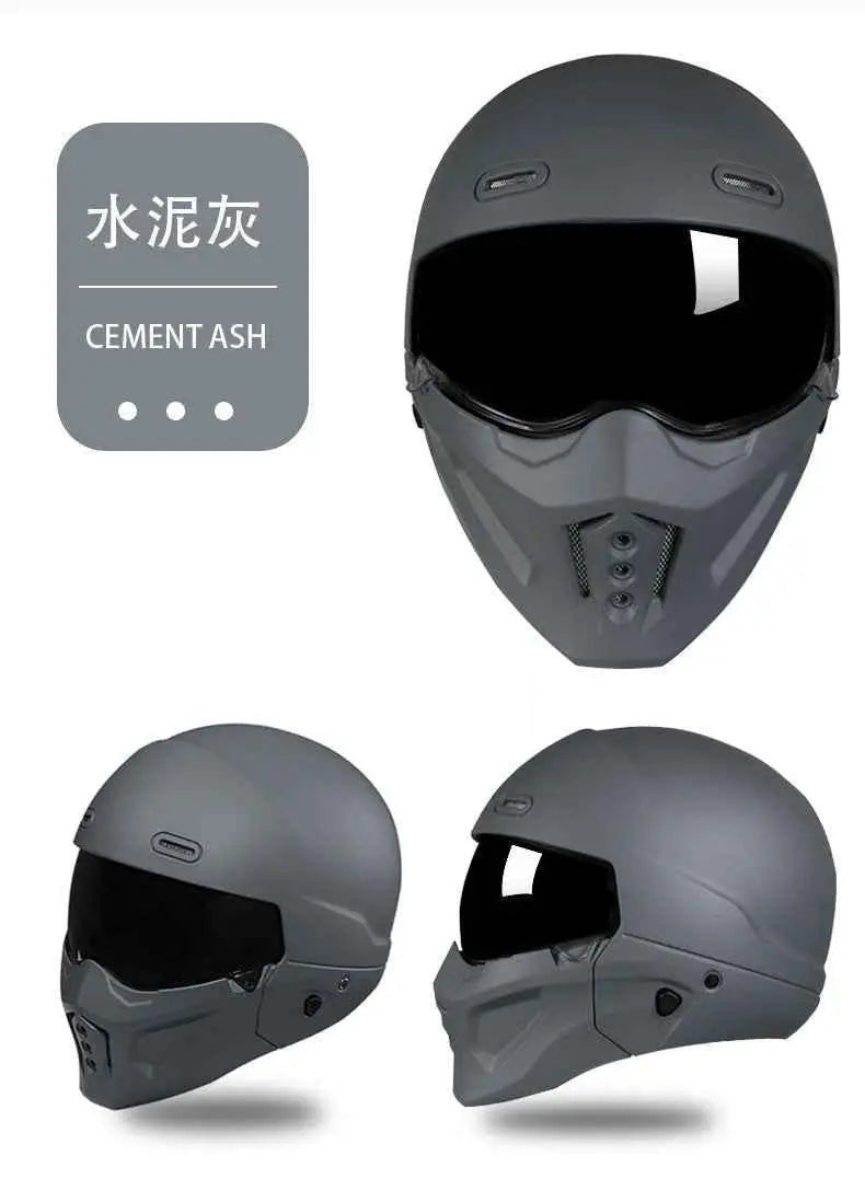 Shadow Scorpion Motorcycle Helmet - Full Face DOT Approved for Harley Cruiser Bike Class A 3C