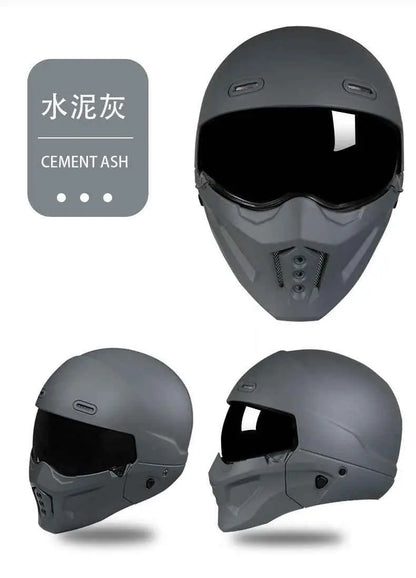 Shadow Scorpion Motorcycle Helmet - Full Face DOT Approved for Harley Cruiser Bike Class A 3C