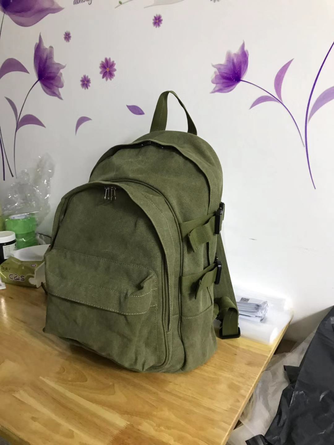 Yuta Hosokawa READYMADE x FOG Vers. Backpack Dual-Shoulder Bag Titanium Buckles - Green