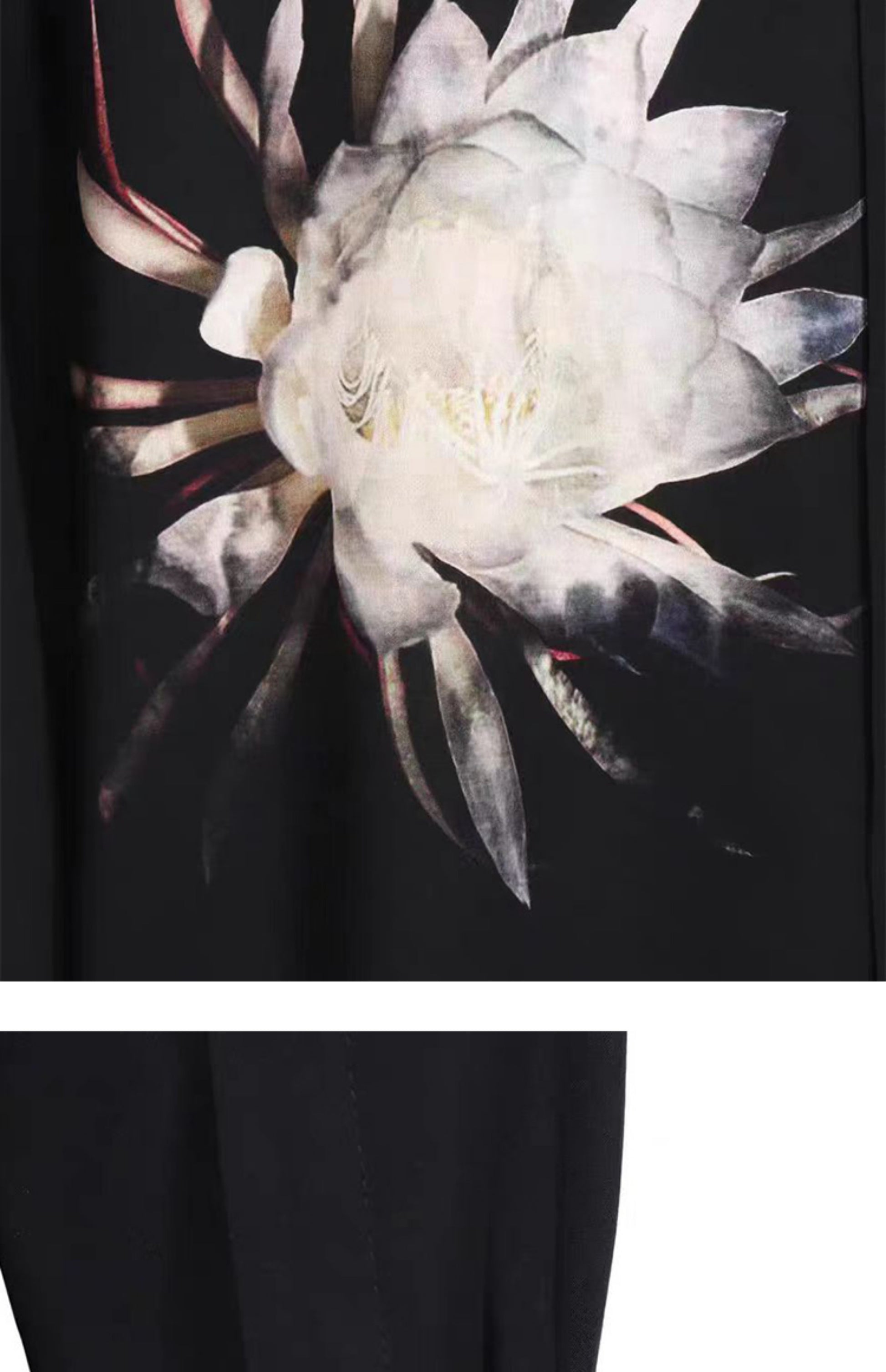 Donclickin Yohji Yamamoto Floral Print ’Queen of the Night’ Shirt Long Sleeve