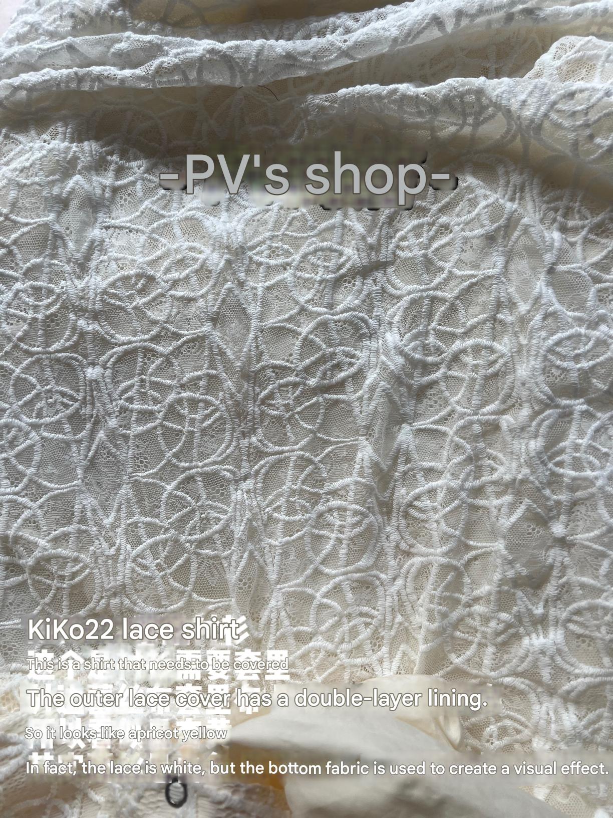 Kiko Kostadinov AW22 Layered Shirt - Detachable Lace Long/Short Sleeve Hybrid