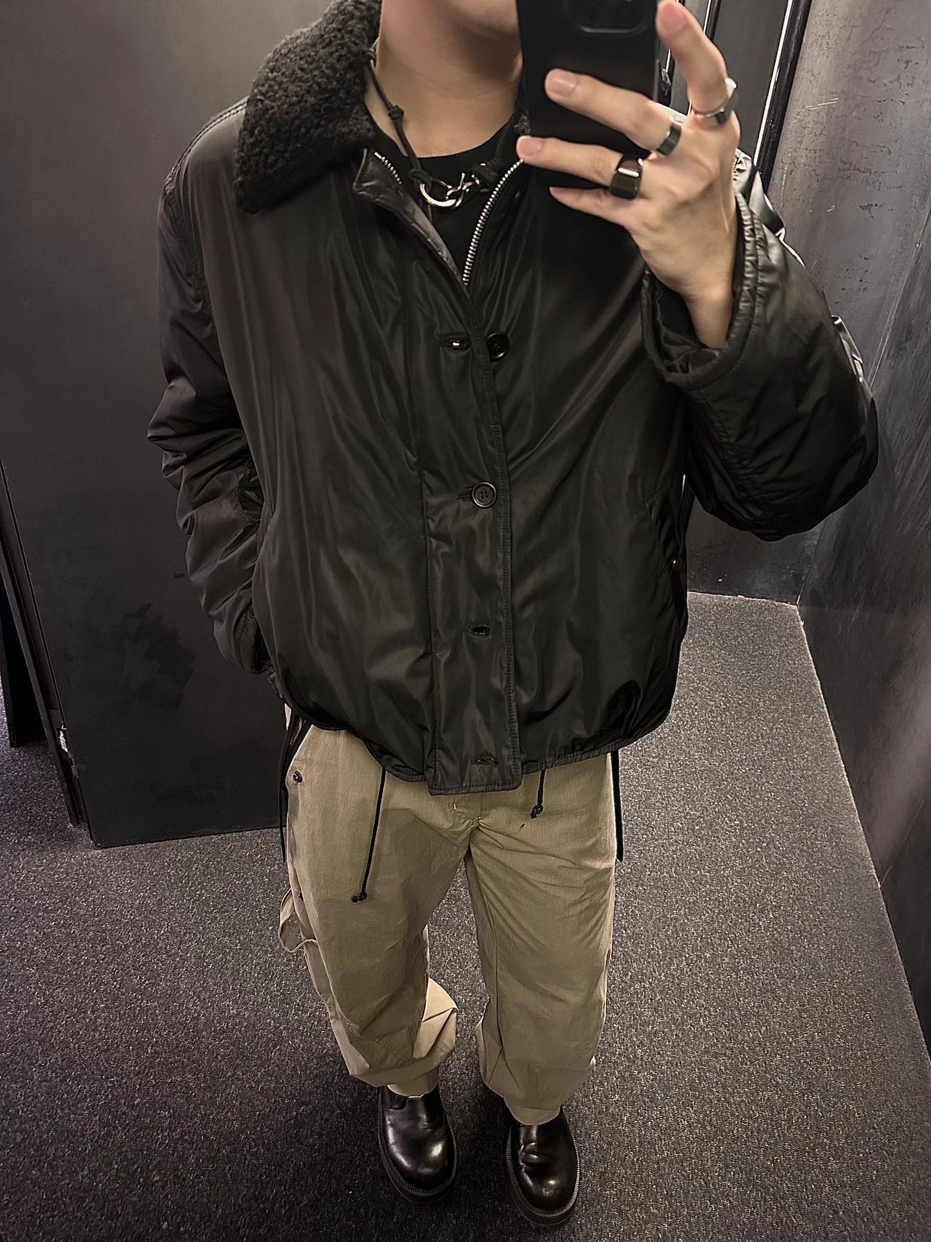 Our Legacy Plush Short Jacket Outerwear Faux Fur Collared Thickened