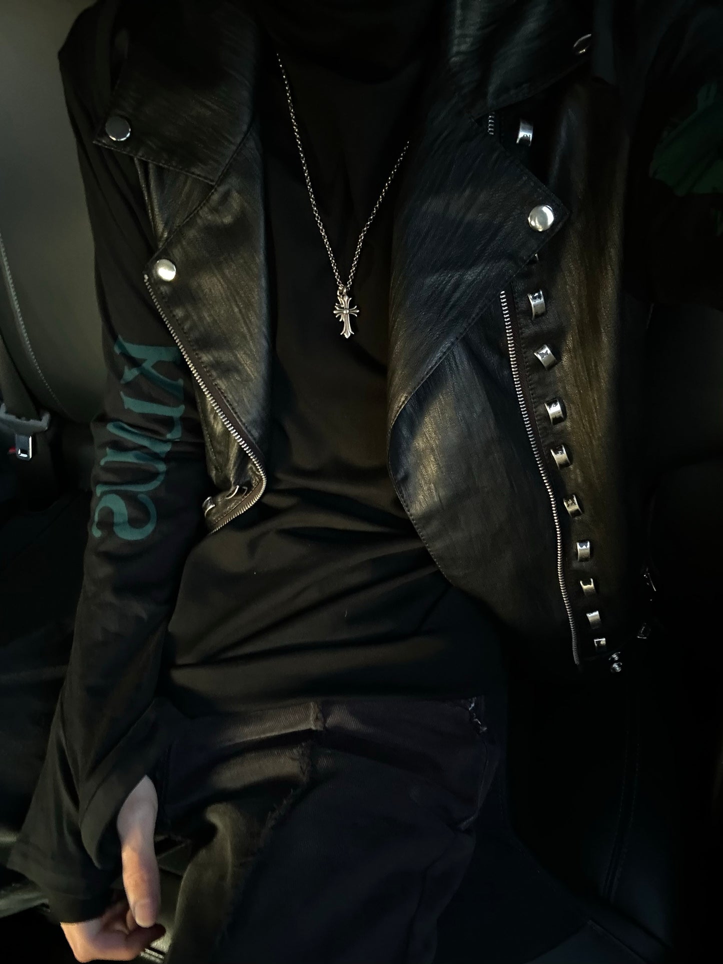 UNDERCOVER 06SS ’T’ Collection: Archive Studded Deconstructed Leather Jacket