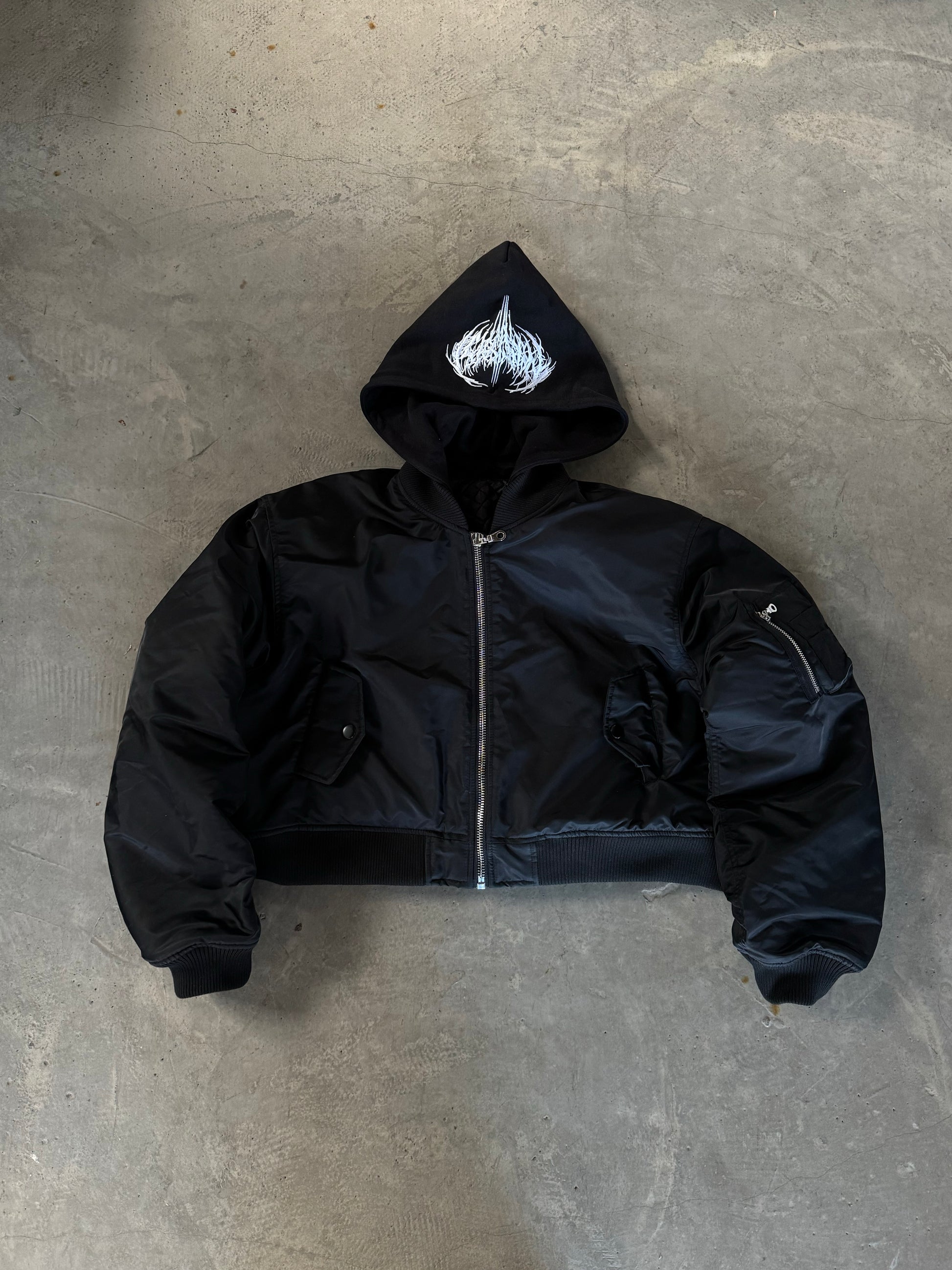 FW23 Playboi Carti Narcissist Bomber – Cropped Short Puffer Jacket