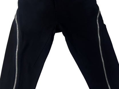 Rick Owen ACBT Dark Multi-Zip Wide-Leg Stacked Slimming Flared Denim Trousers