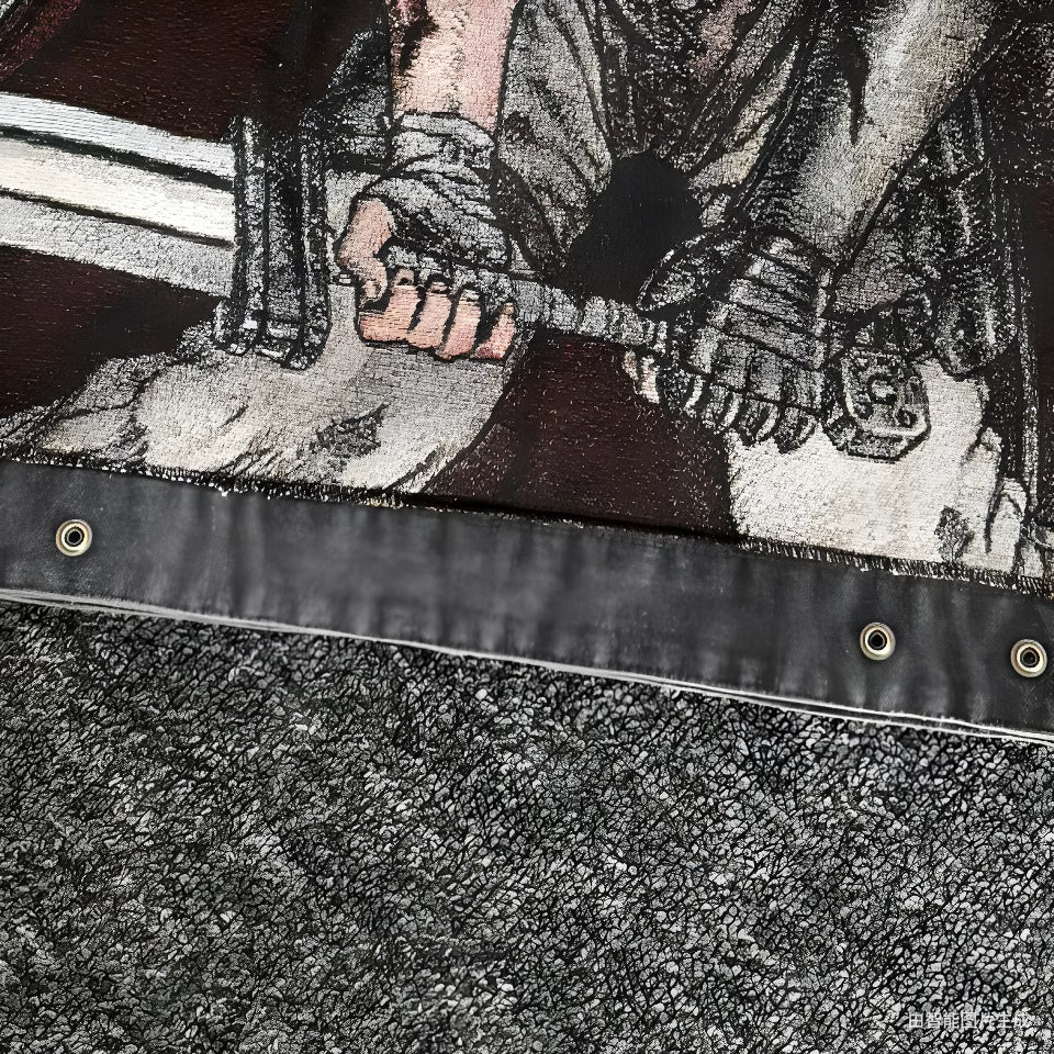 Custom Berserk "Guts" Canvas Jacket - Washed Carhartt J97 Detroit Remake | Donclickin 