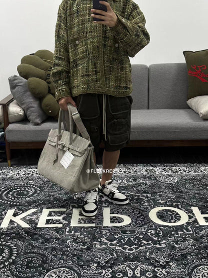 Remake Readymade Yuta Hosokawa Washed Canvas Birkin Bag - Large & Small Sizes