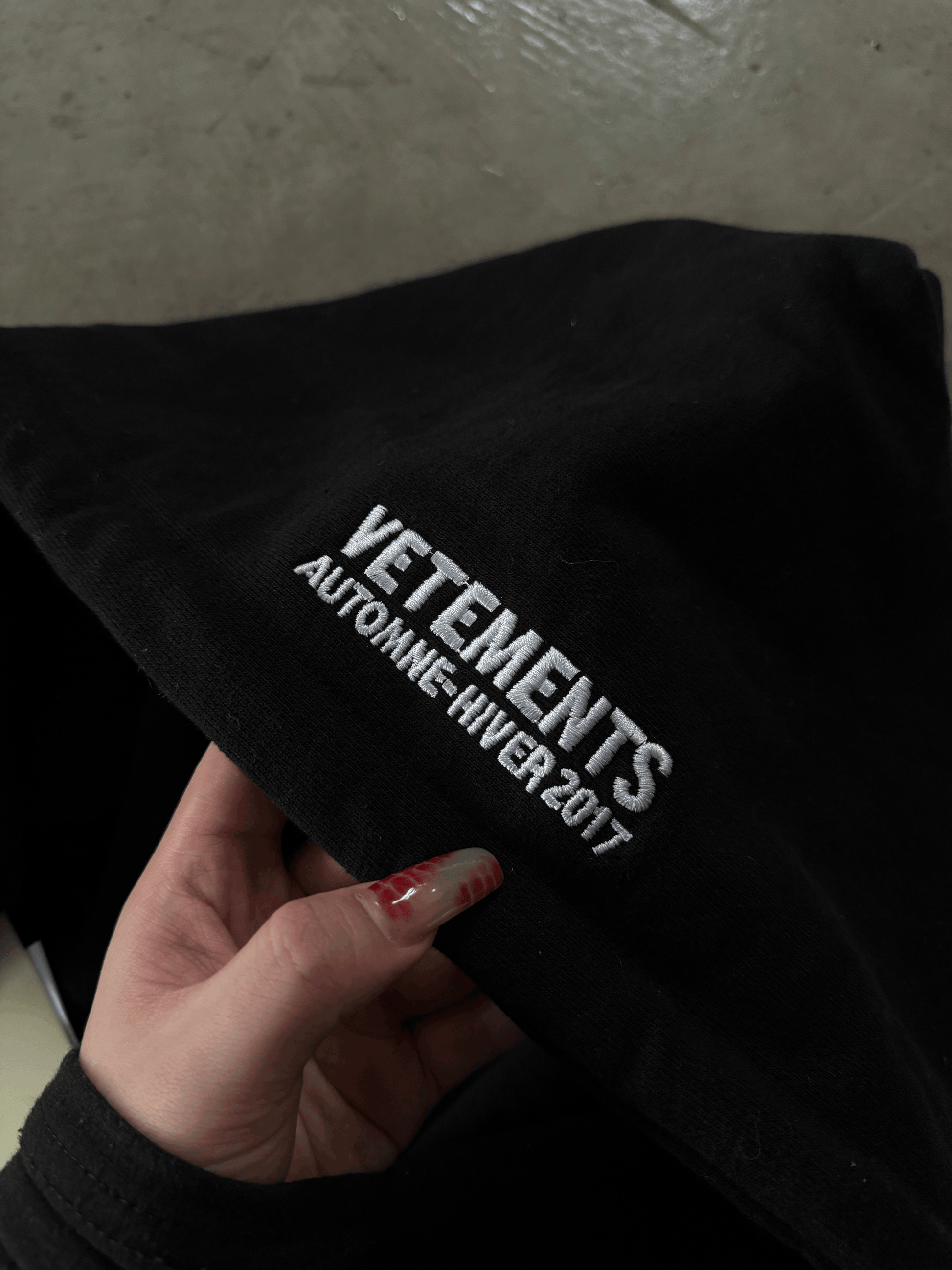 VETEMENTS Heavyweight 17FW TFD Pentagram Bomber Jacket - Oversized Homme Fit